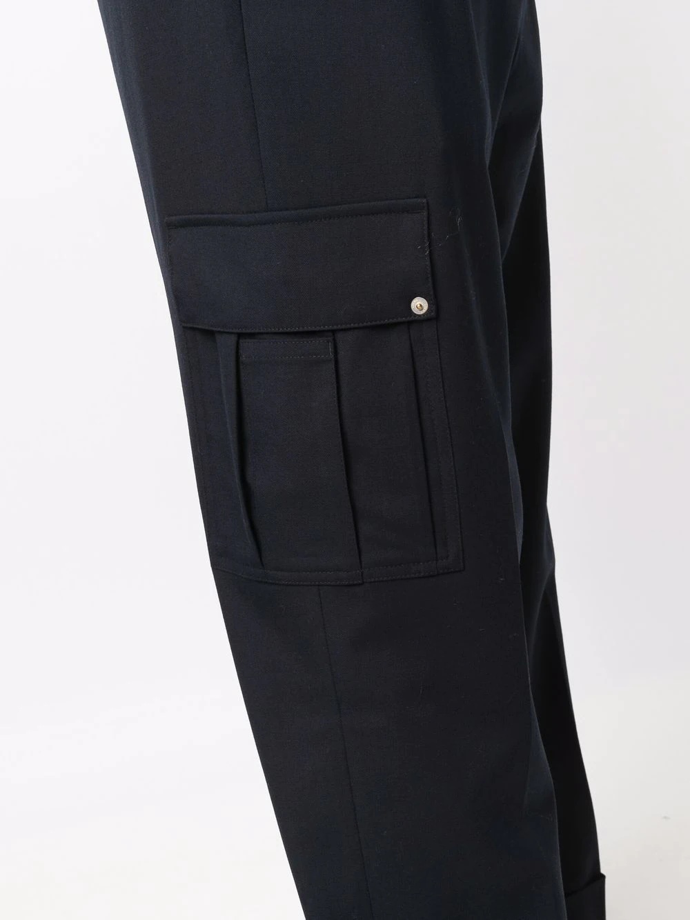 belted straight-leg trousers - 5