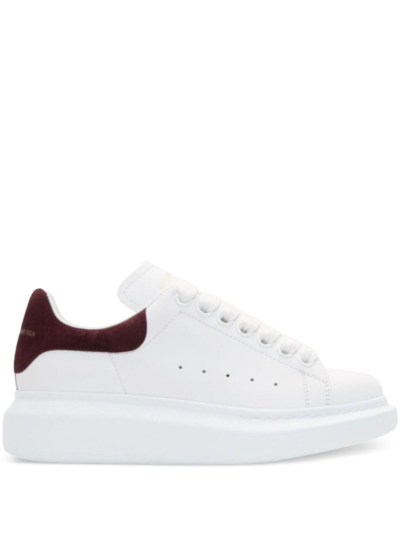 Oversized "White/Burgundy" sneakers 1