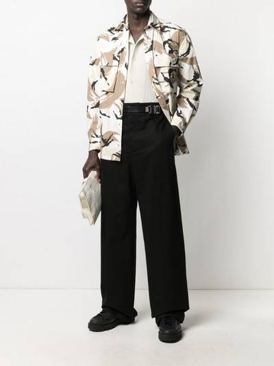 KENZO camouflage-print shirt outlook