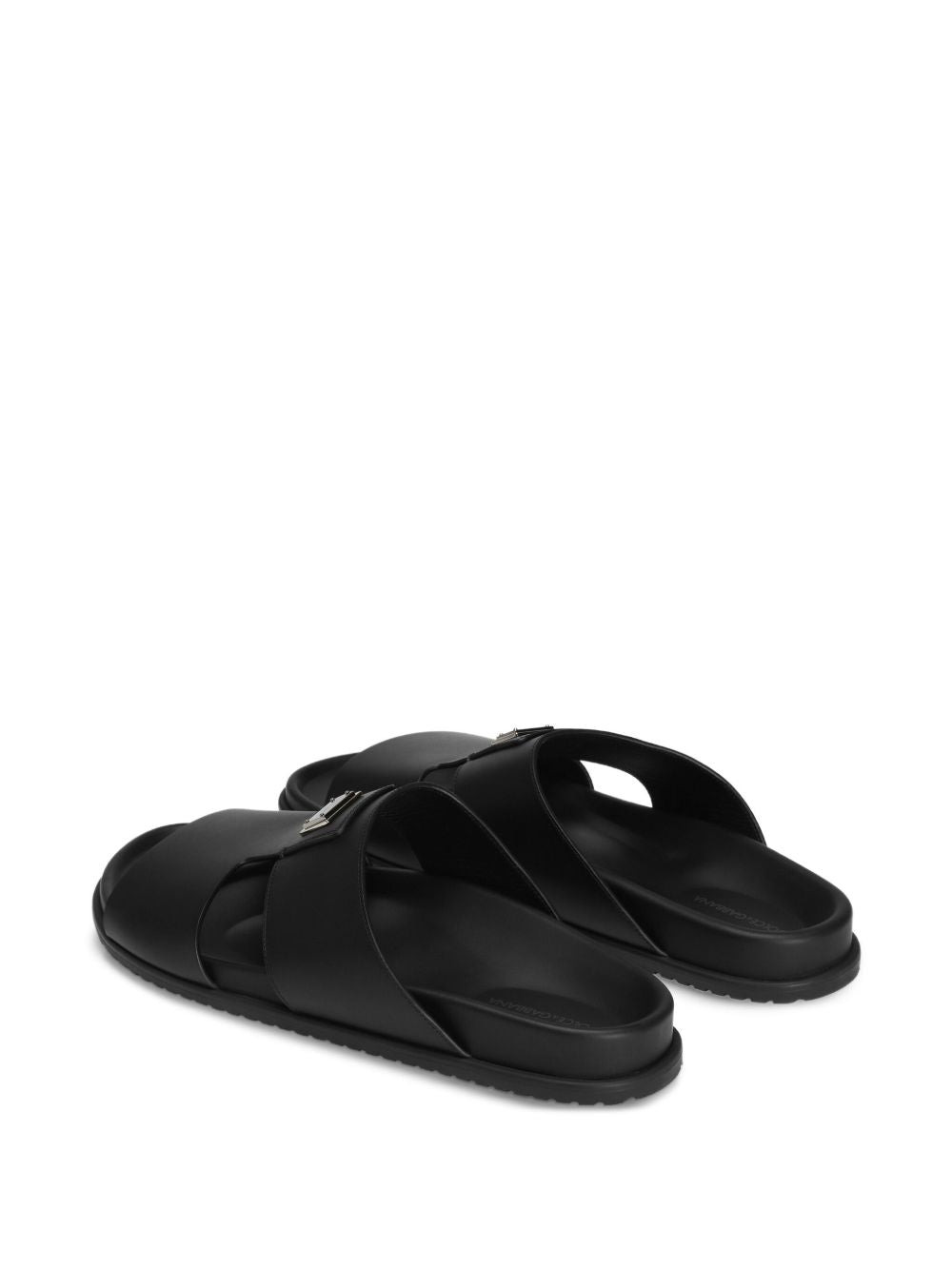 Dolce & Gabbana Men Leatehr Sandal With Logo - 3