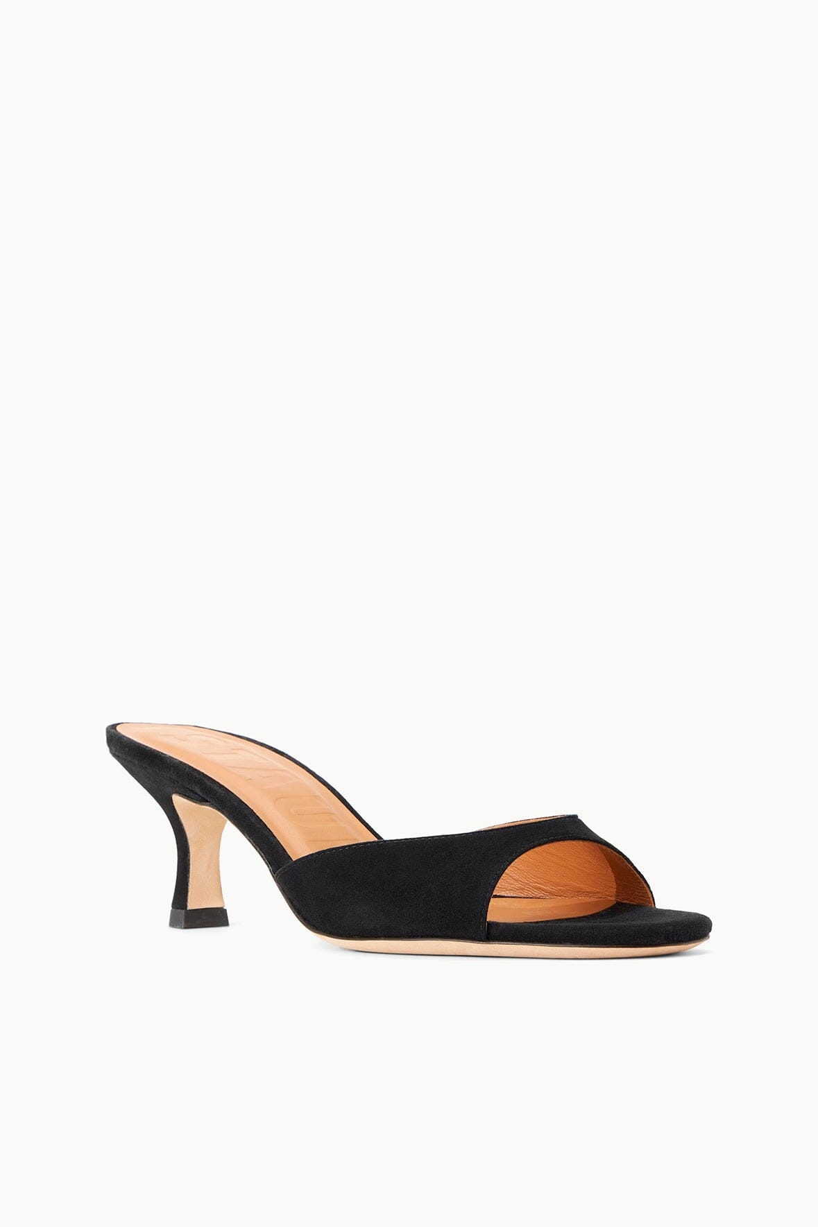 STAUD BRIGITTE MULE BLACK SUEDE - 3