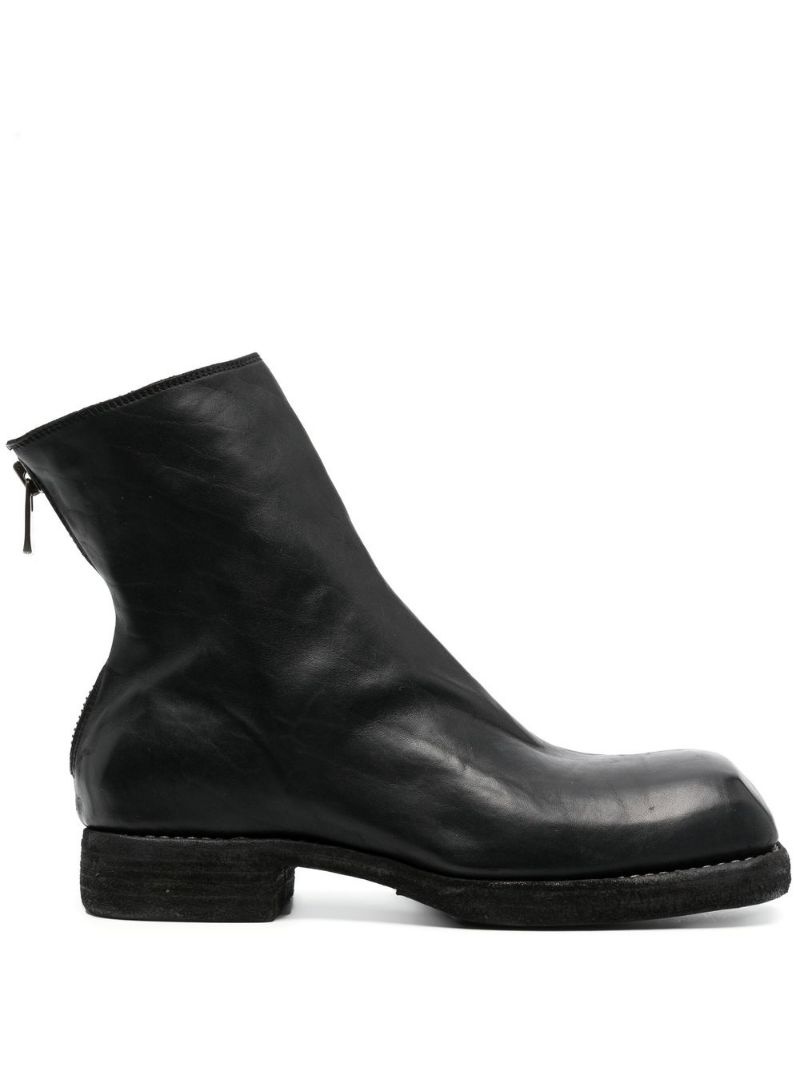 calf leather ankle boots - 1