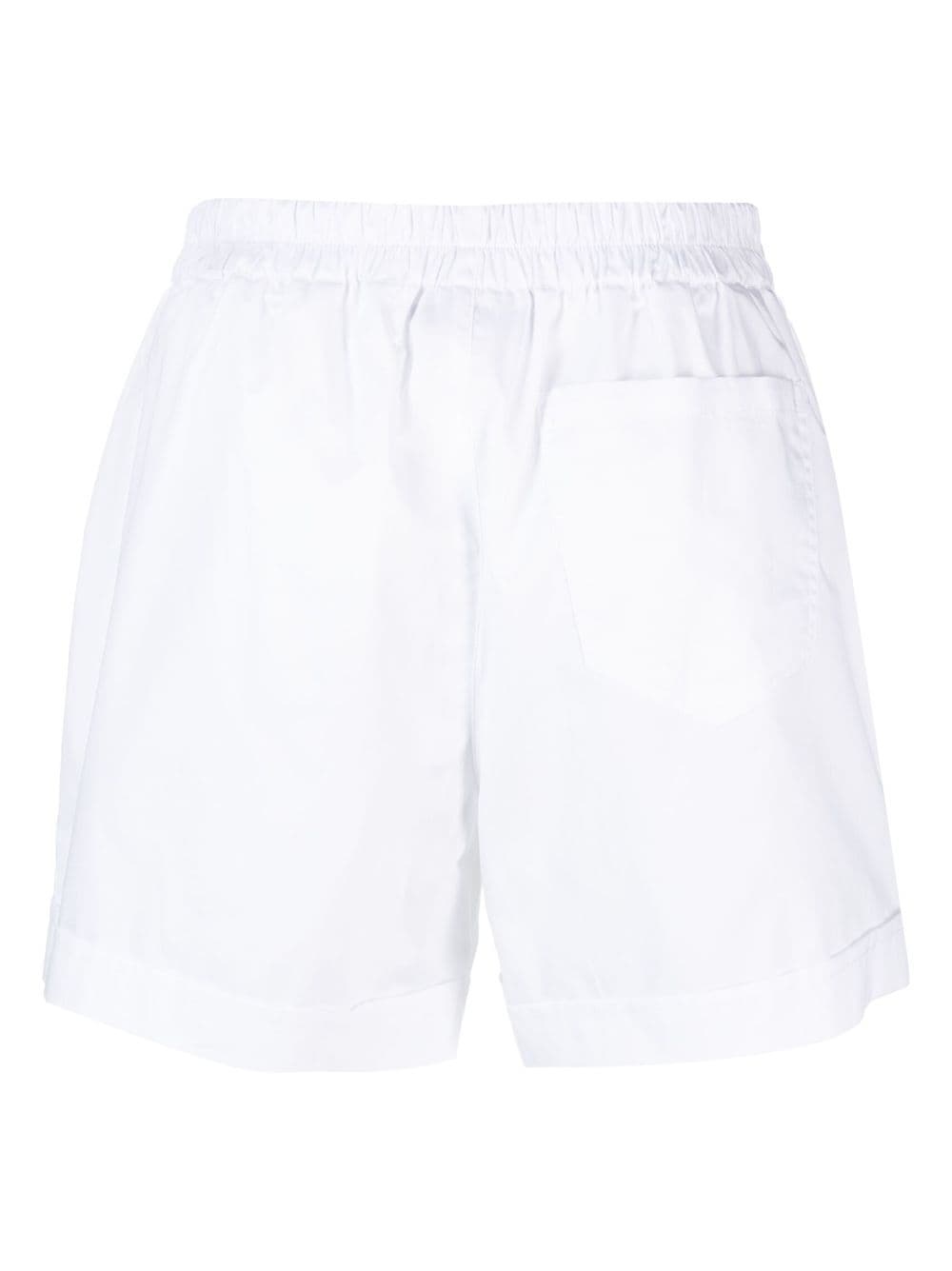 logo-patch cotton shorts - 2