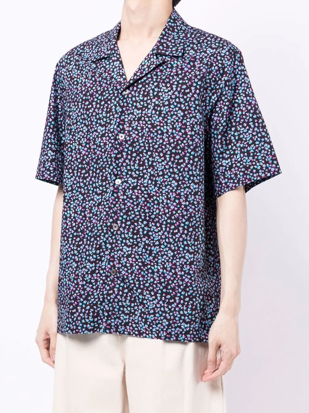 ditsy-floral print shirt - 3