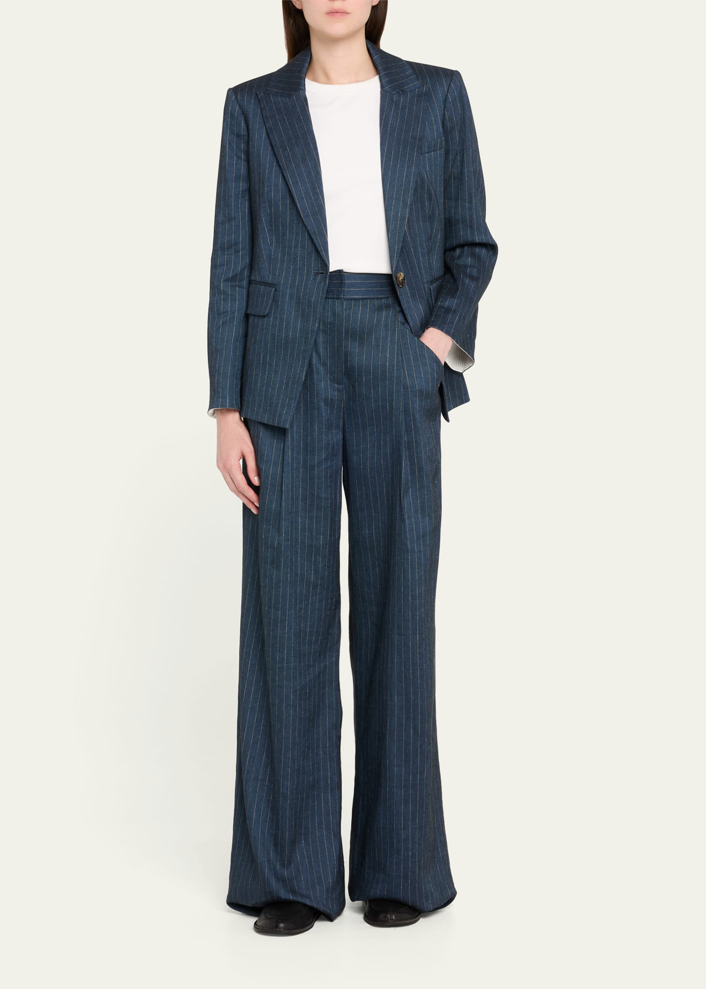 Rimini Pinstripe Pants - 2
