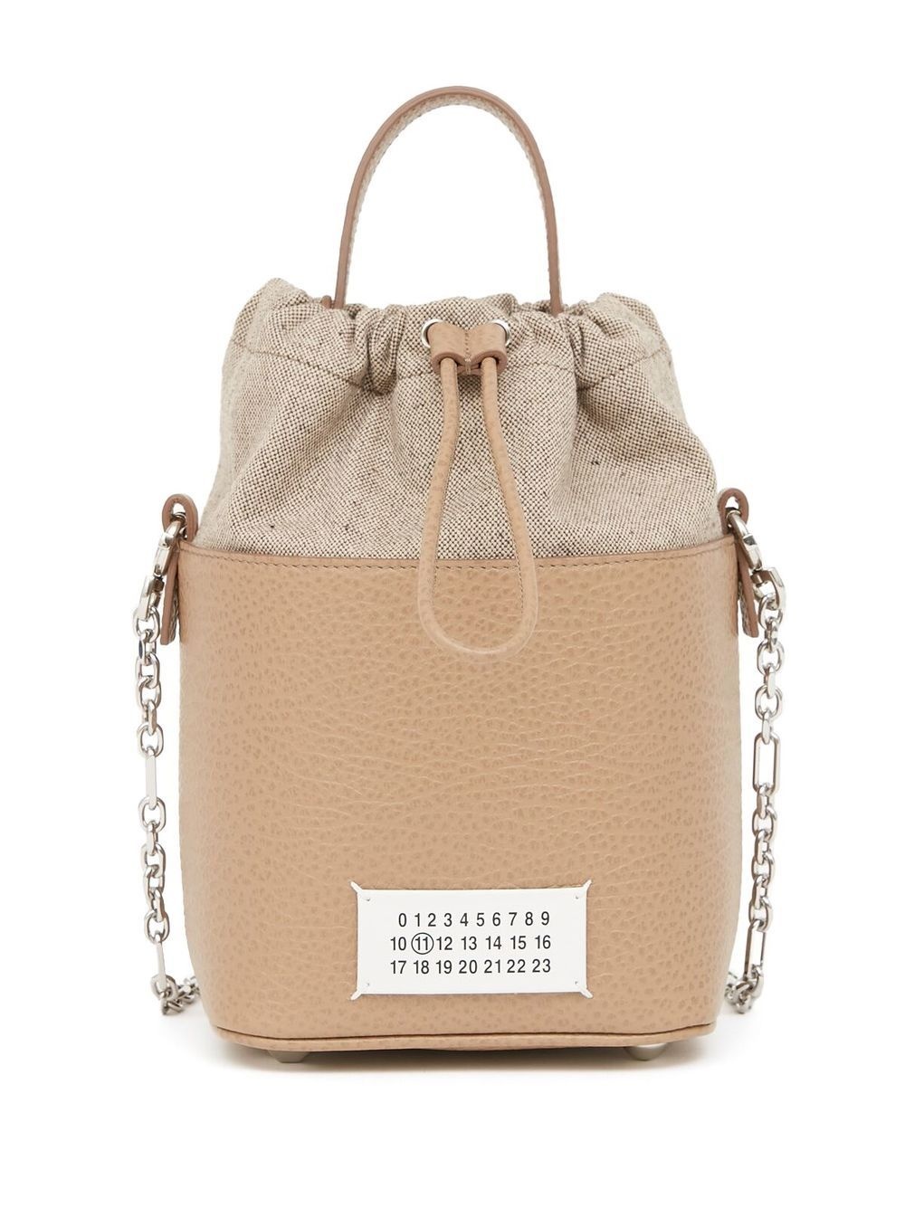 5AC number-patch bucket bag - 1