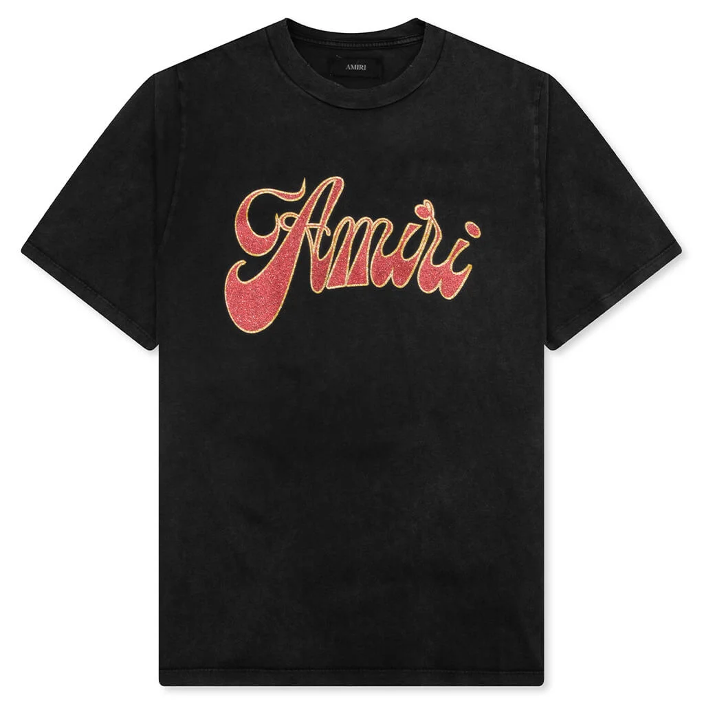 AMIRI GROOVY TEE - BLACK - 1