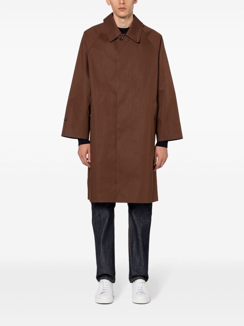 Lauder single-breasted coat - 3