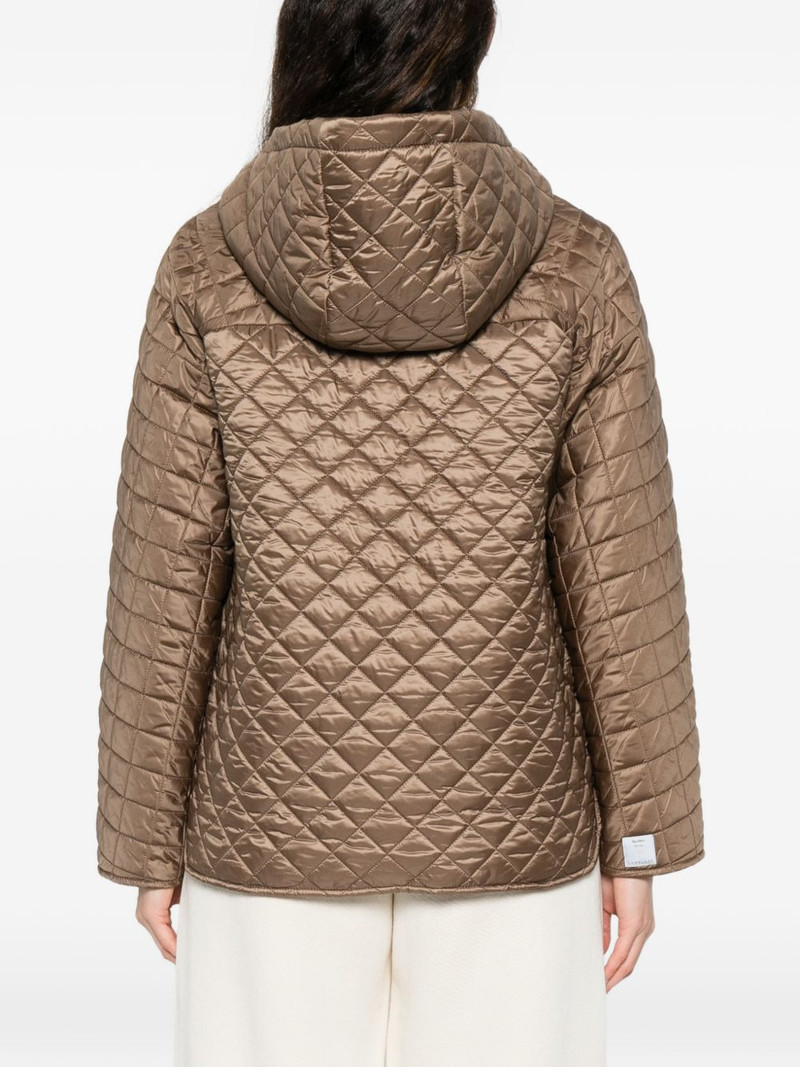 quilted-design zip-up jacket 4