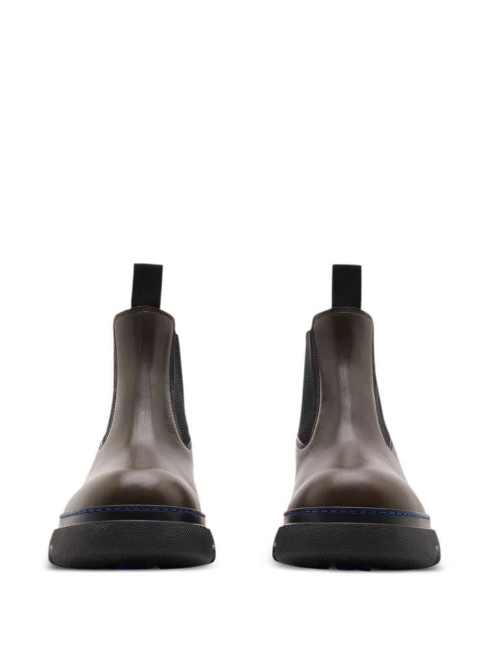 panelled leather ankle boots - 2