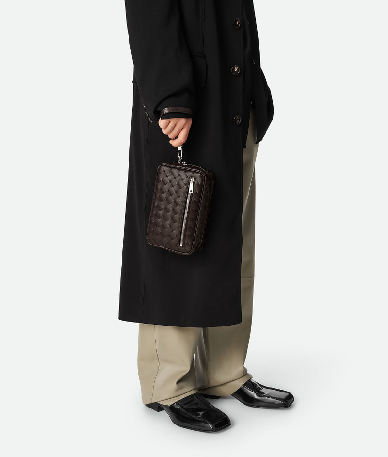 Bottega Veneta Intrecciato Small Pouch With Wristlet outlook