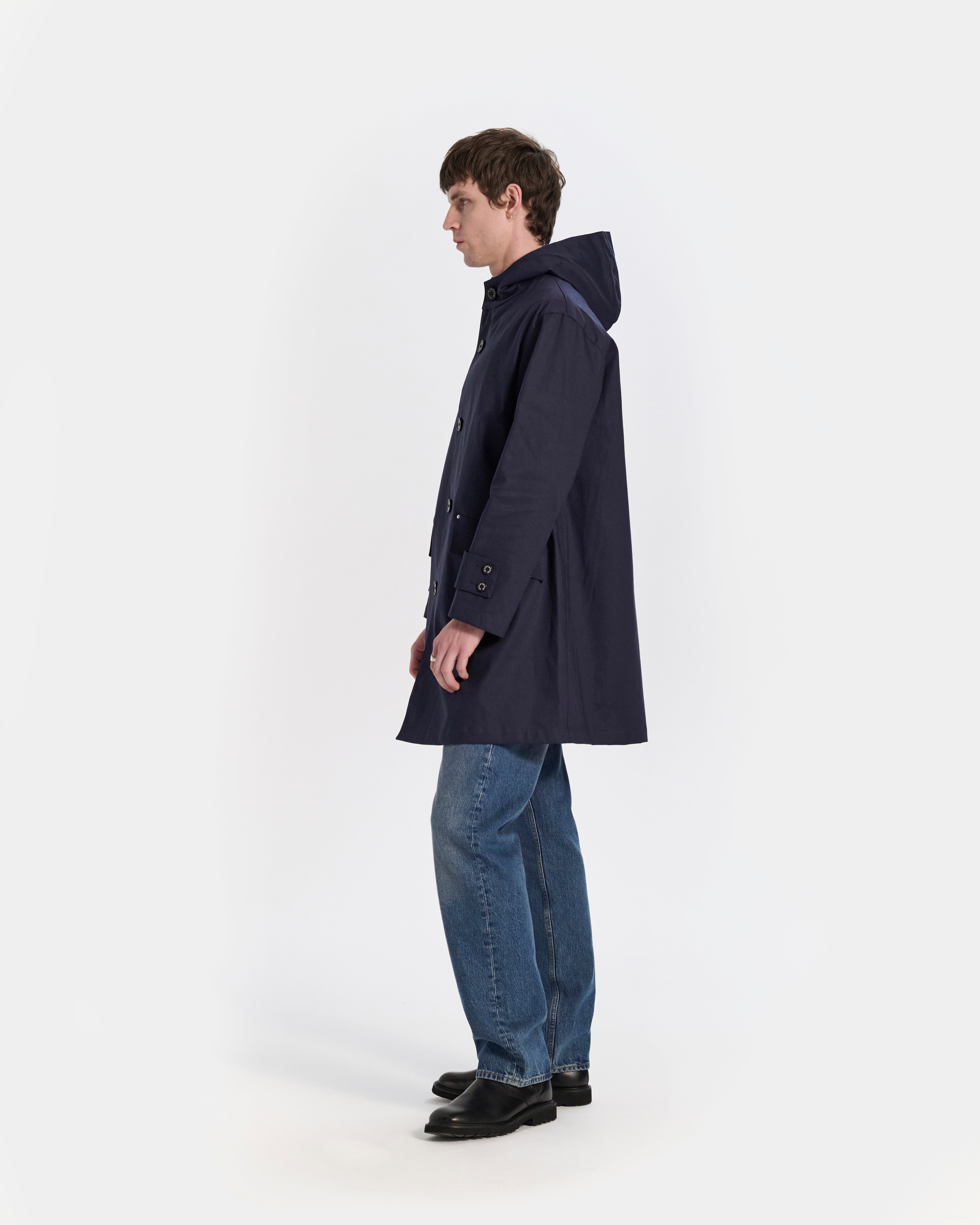 Humbie Raintec Mid Length Hooded Coat - 4
