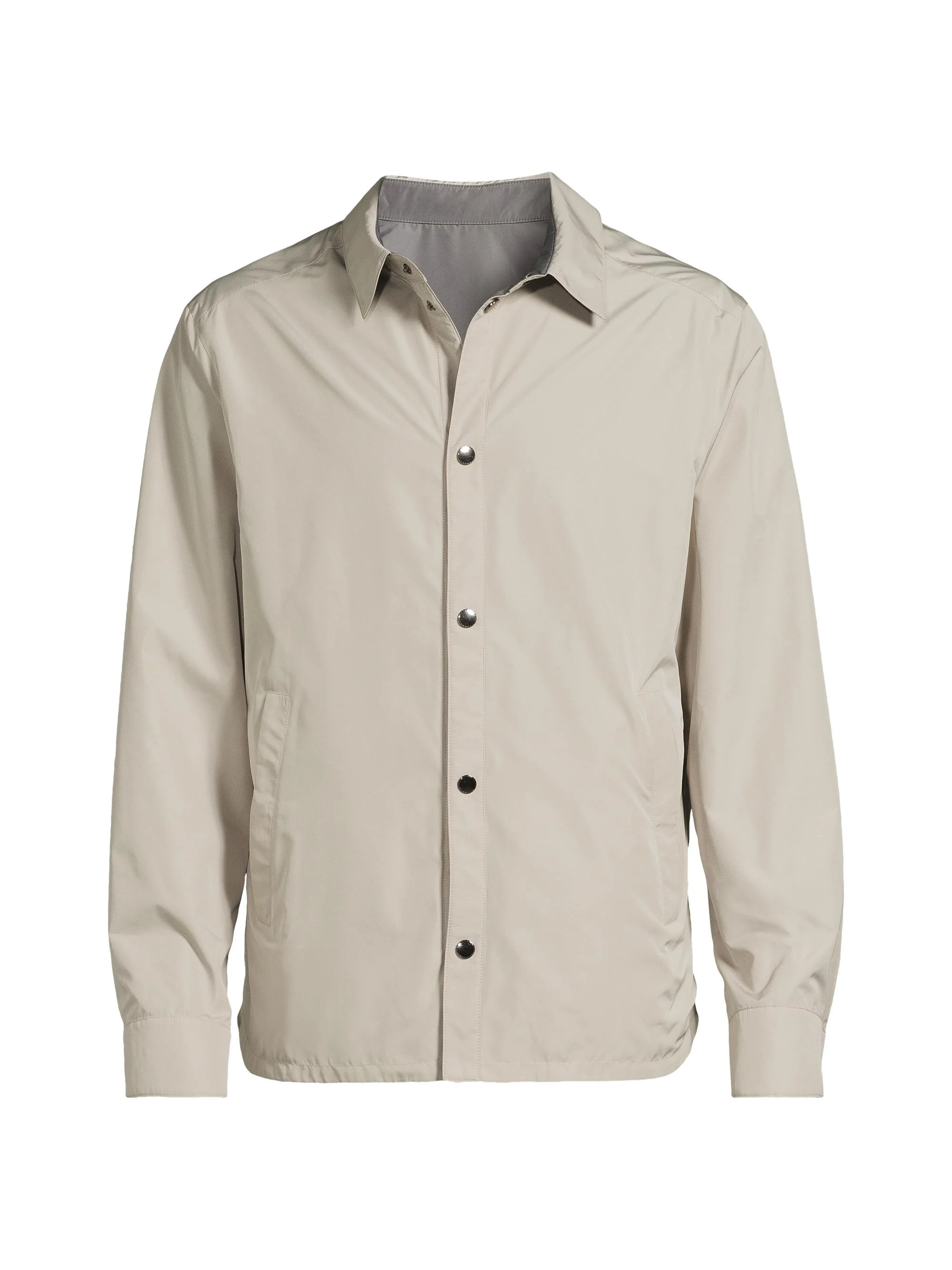Men's Reversible Shirt Jacket - Light Tan - 1