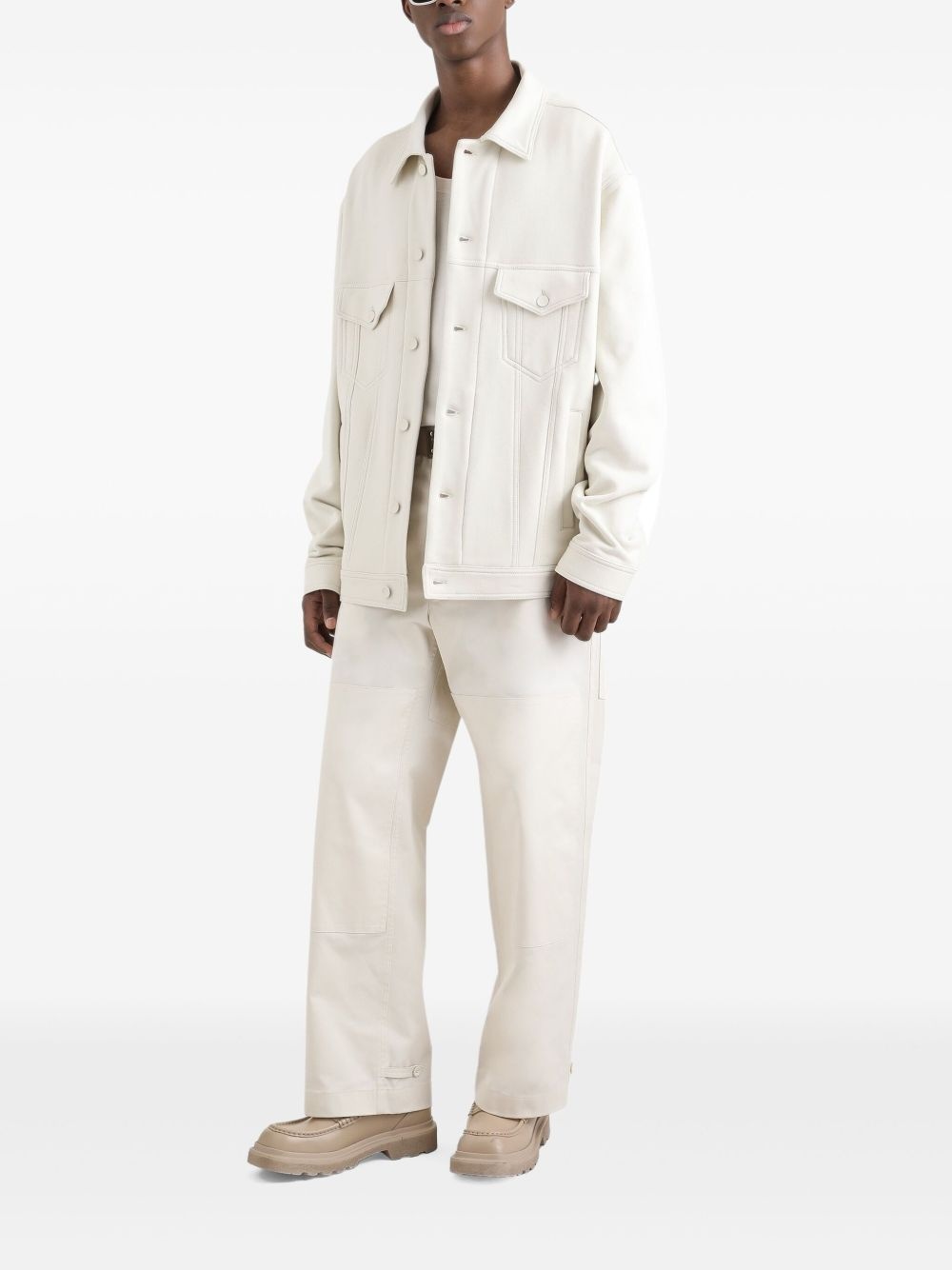 logo-plaque trousers - 2