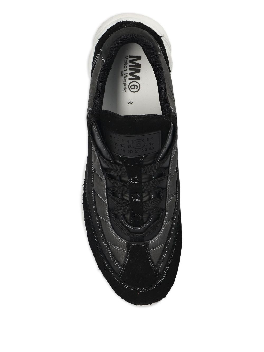 panelled sneakers - 3