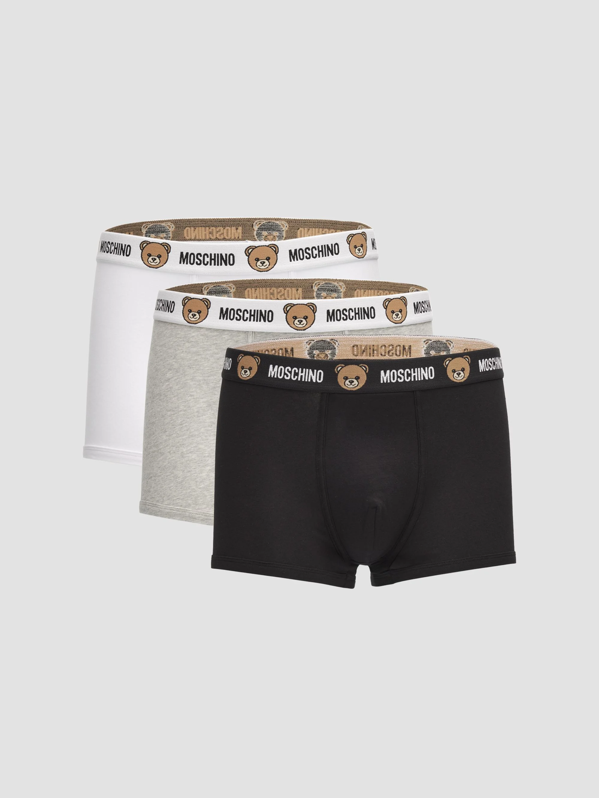 Men's 3-Pack New Bear Stretch Jersey Briefs - Multi Black - 1