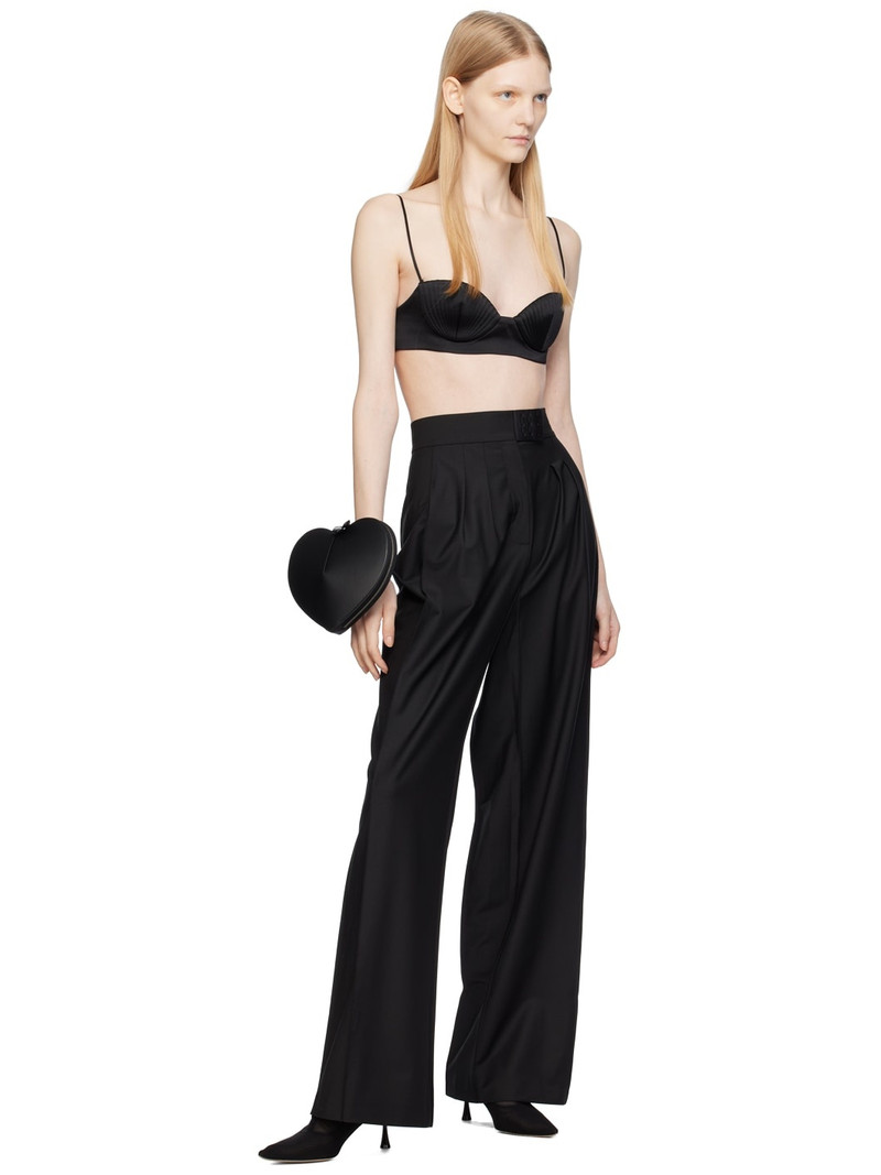 BEVZA Black Square Trousers outlook