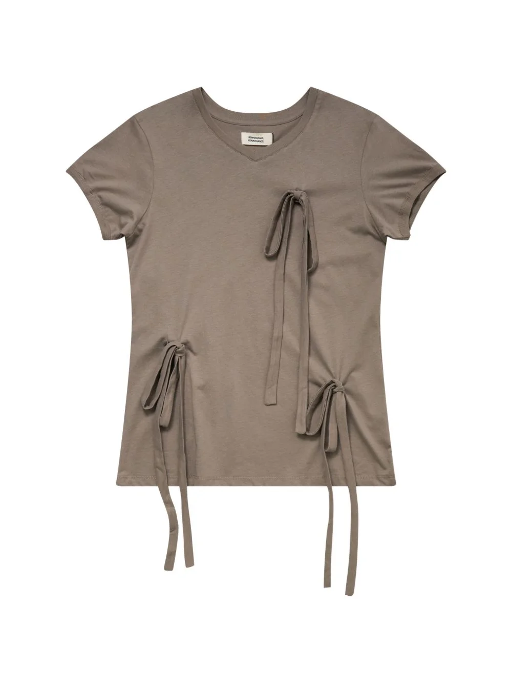 Bunny bow-detail T-shirt - 1