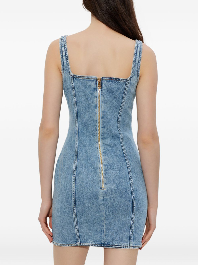 button front denim dress 4