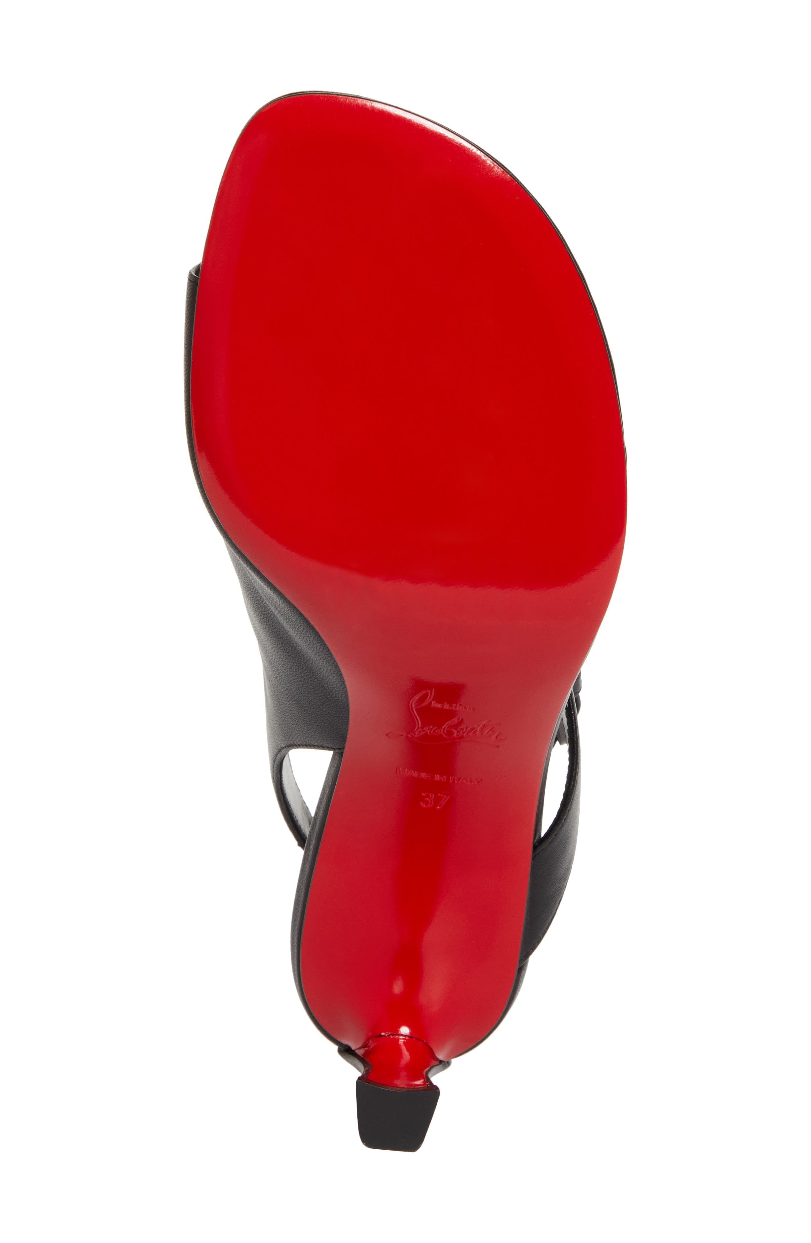 Christian Louboutin Viva Condora Sandal in Black/Lin Black at Nordstrom - 6