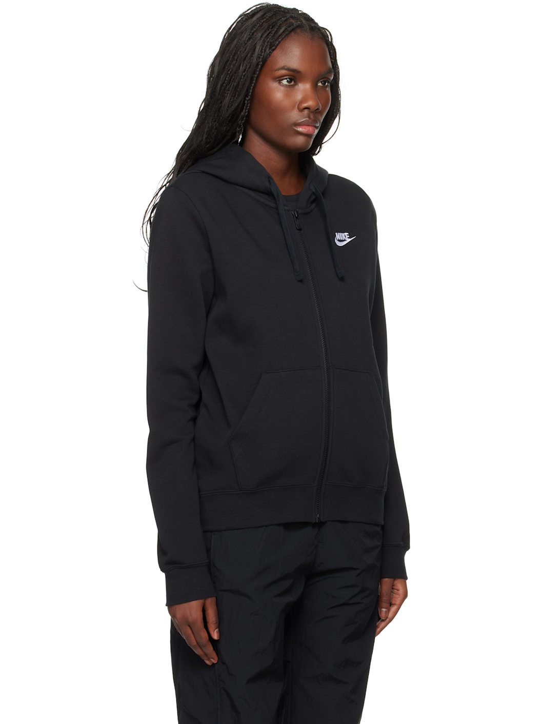 Black Sportswear Club Fleece Hoodie - 2