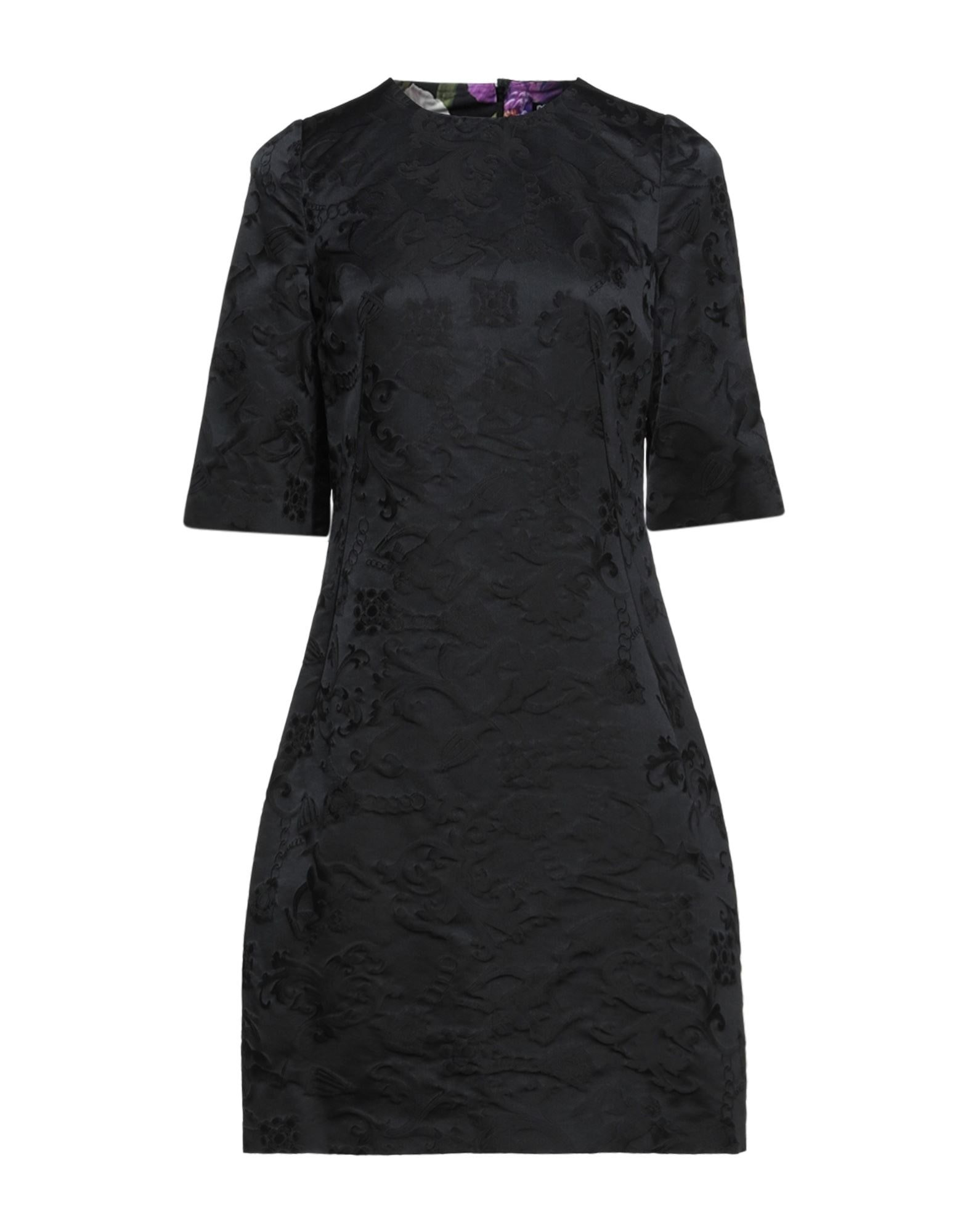 Black Women's Short Dress - 1