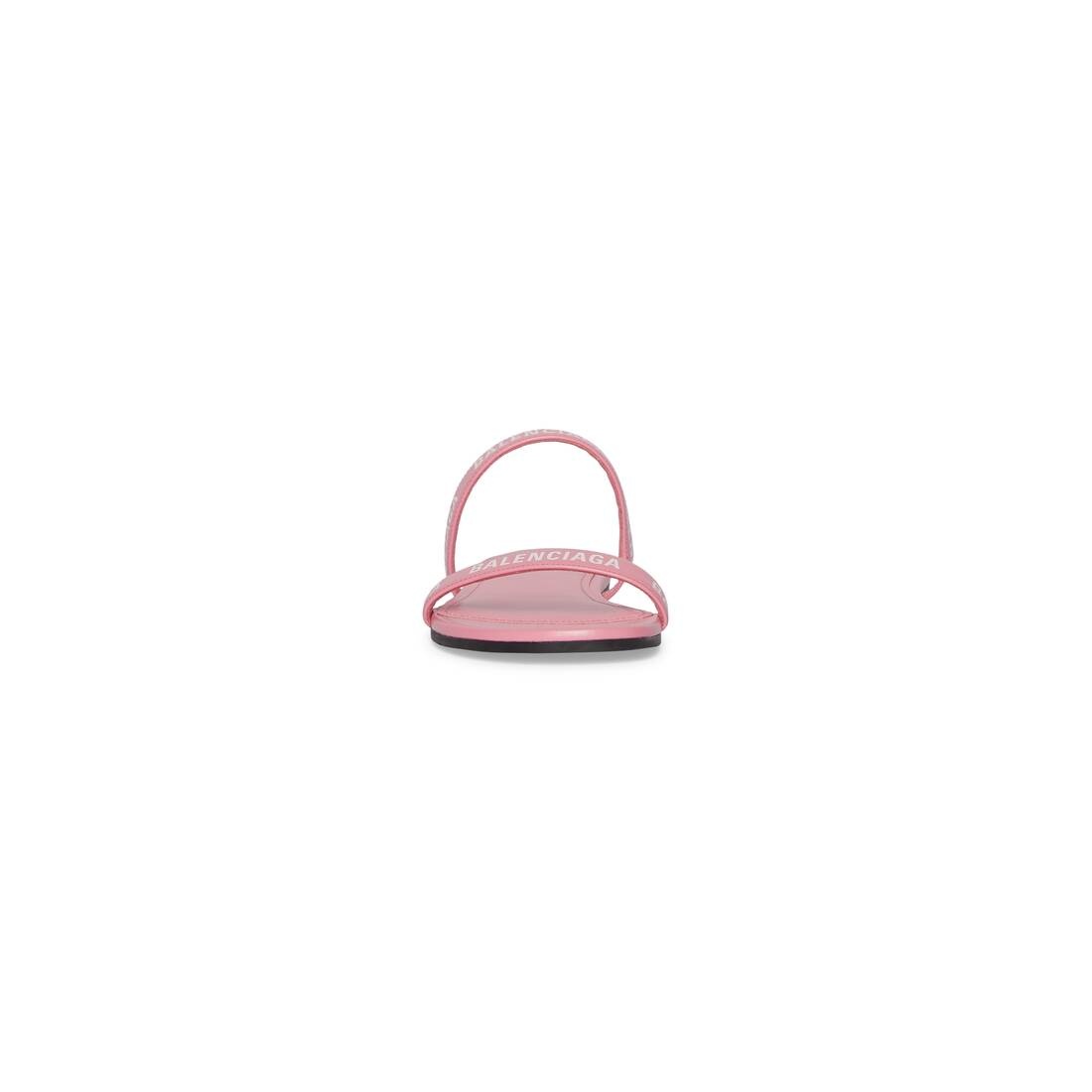 Women's Round Flat Sandal  in Pink - 3