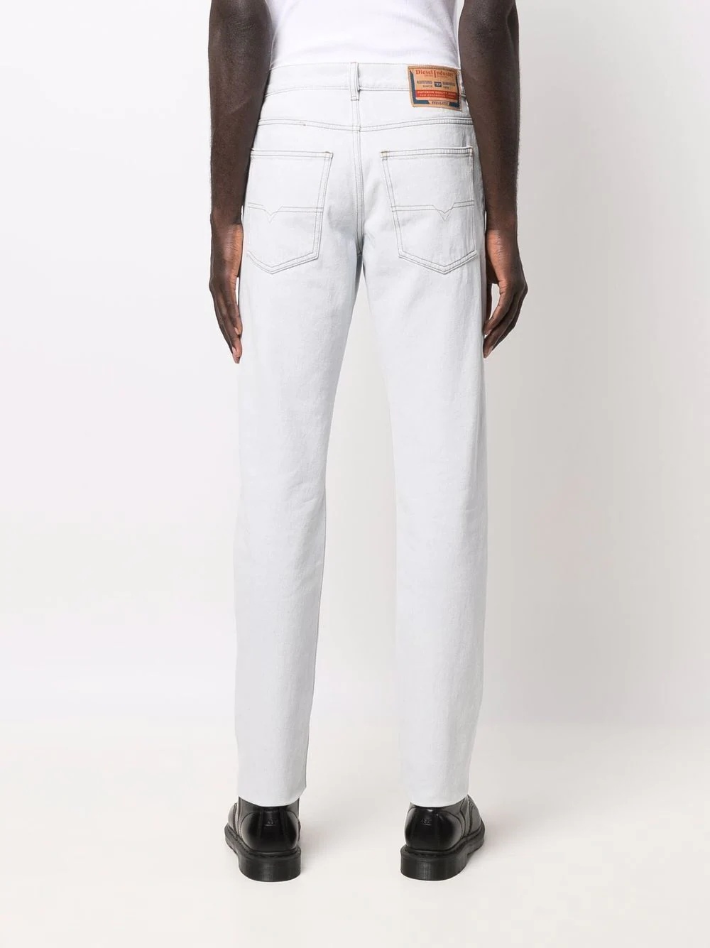 high-rise straight-leg jeans - 4