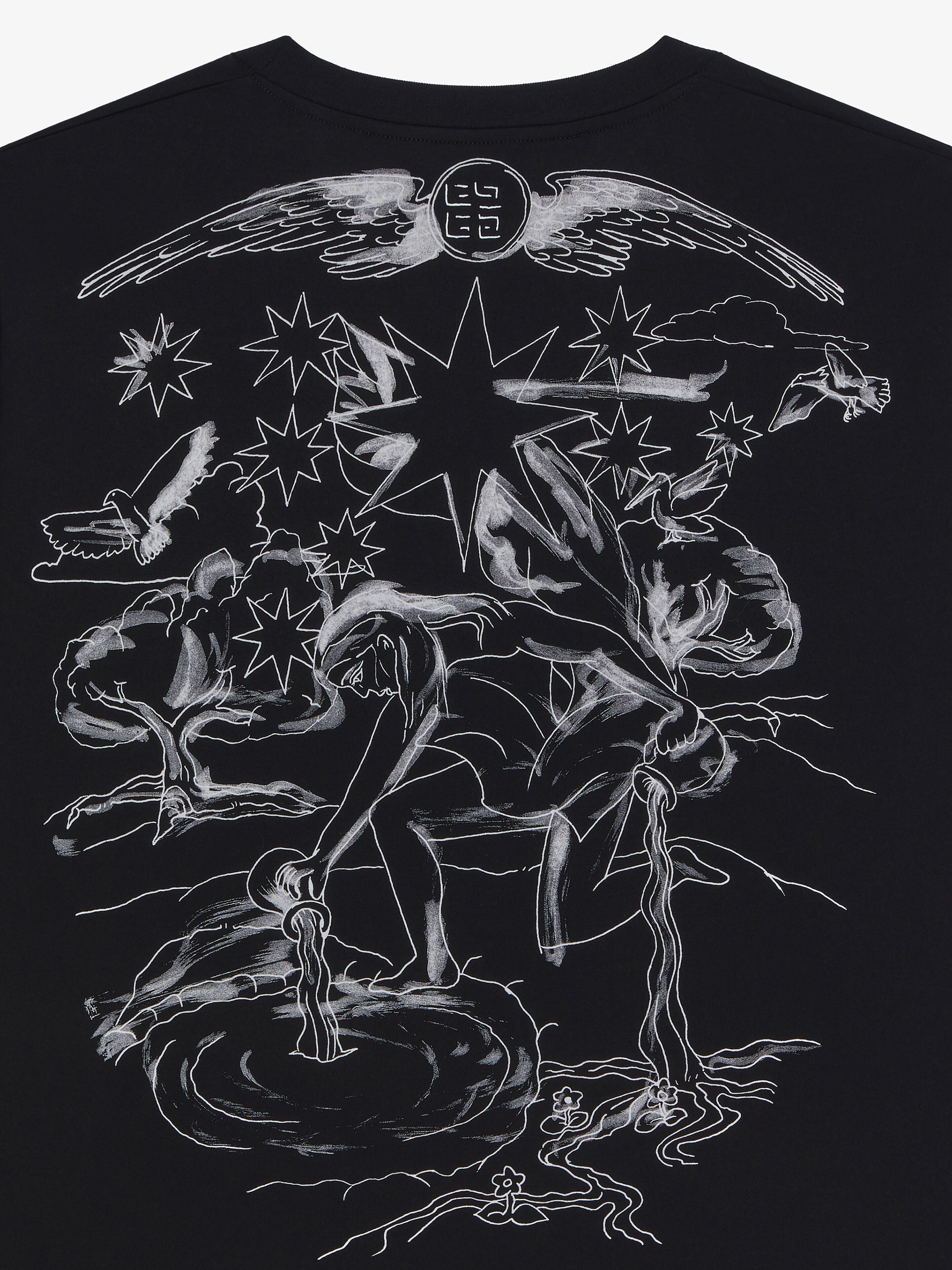 BOXY FIT T-SHIRT IN COTTON GIVENCHY TAROT - 5