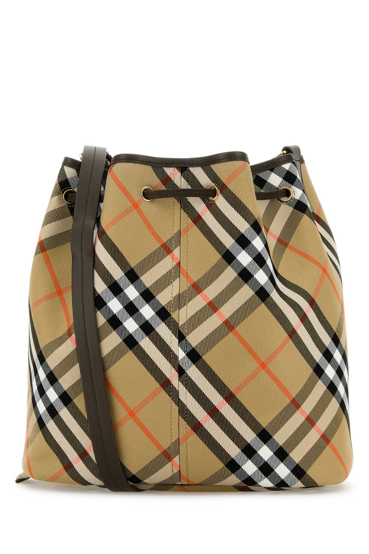 Burberry Women Embroidered Canvas Bucket Bag - 3