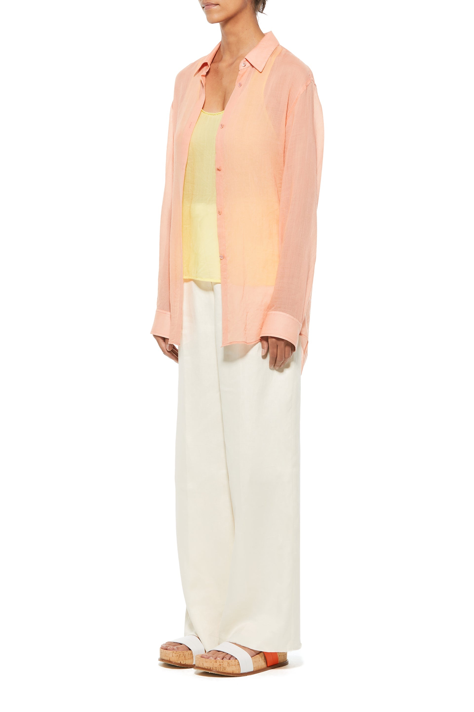 Ferrara Shirt in Cashmere Gauze - 3