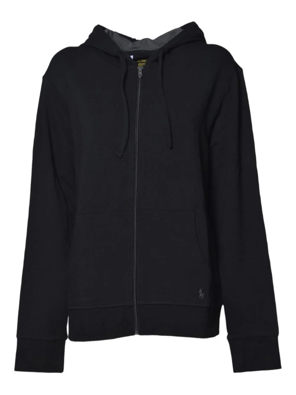 logo-embroidered hoodie - 1