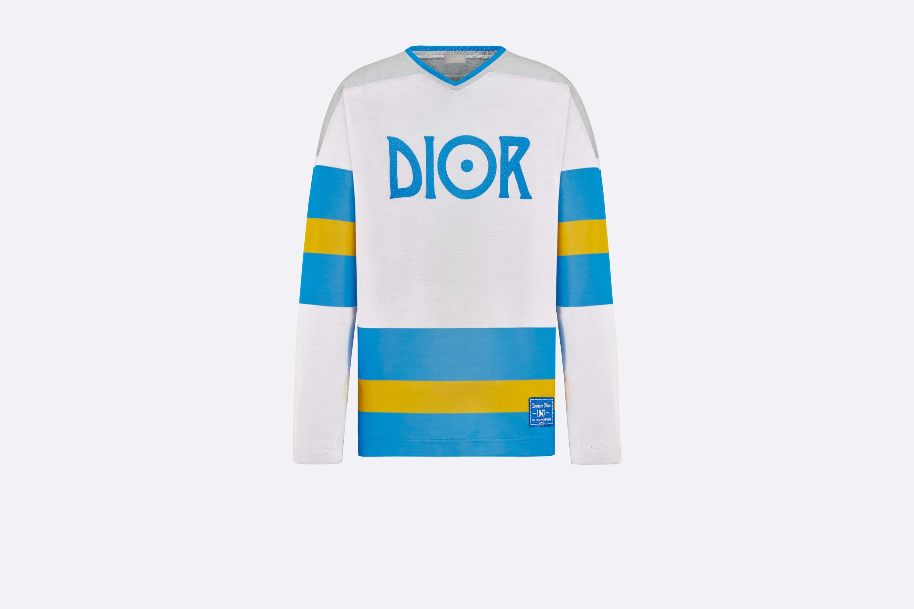 DIOR AND JACK KEROUAC Long-Sleeved T-Shirt, Relaxed Fit - 1