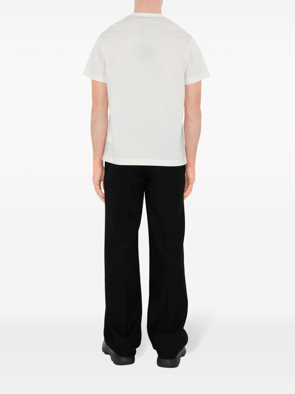 EDK embroidered cotton T-shirt - 4