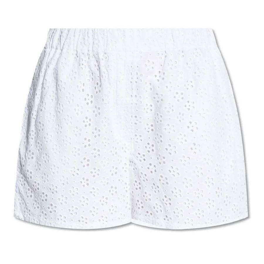 Kenzo Broderie-Anglaise Cotton Shorts - 5