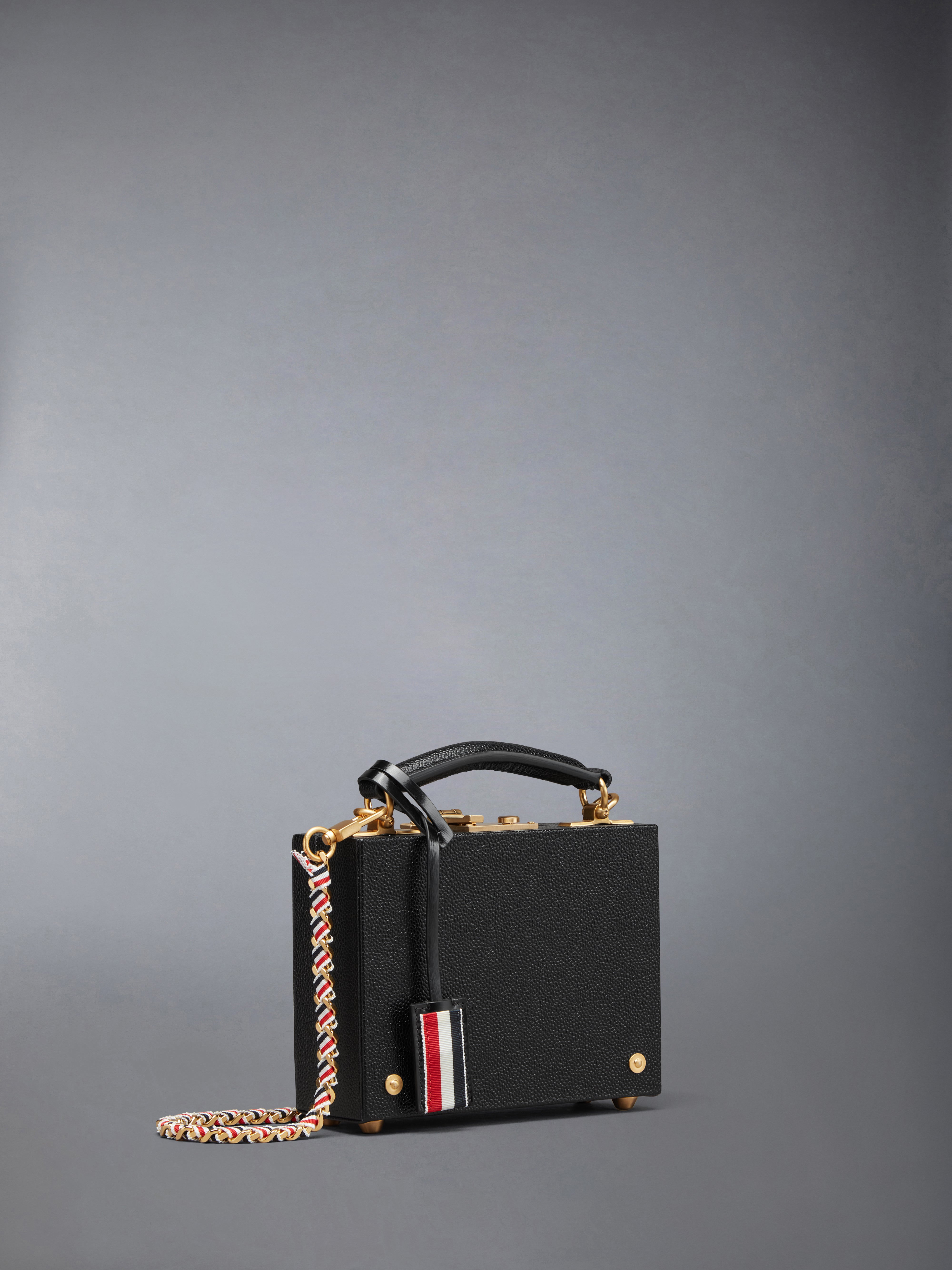 PEBBLE GRAIN MICRO ATTACHE CASE - 2