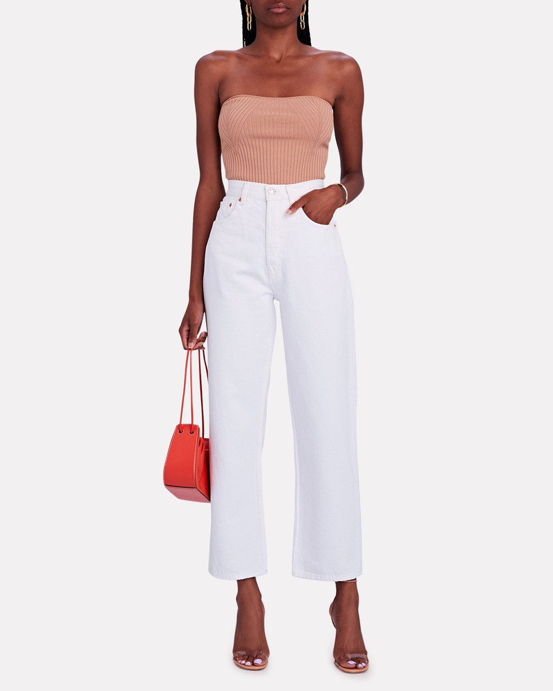 RE/DONE 90s Crop Low Slung Straight-Leg Jeans outlook