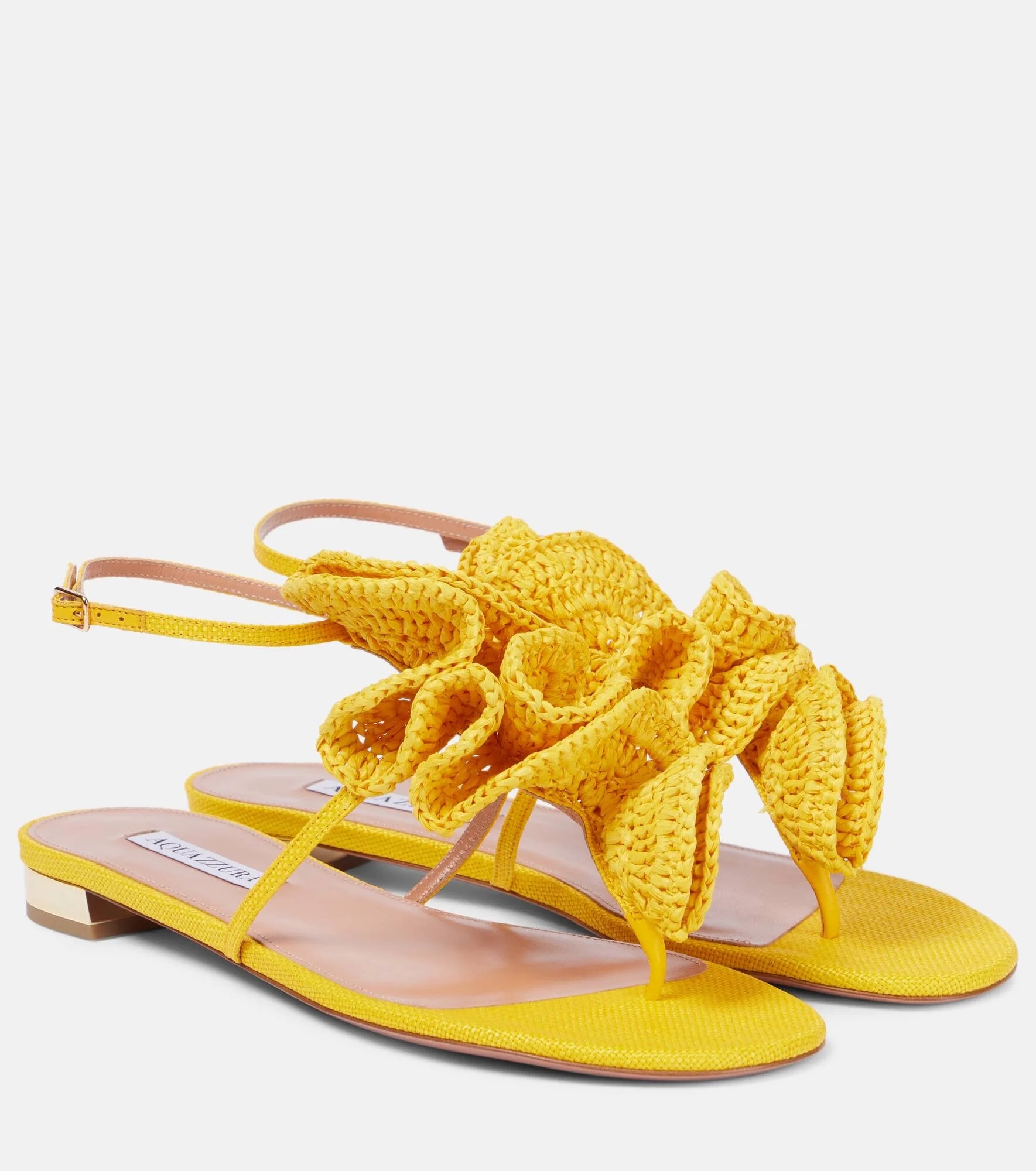 Noches Tropicales raffia flats - 1