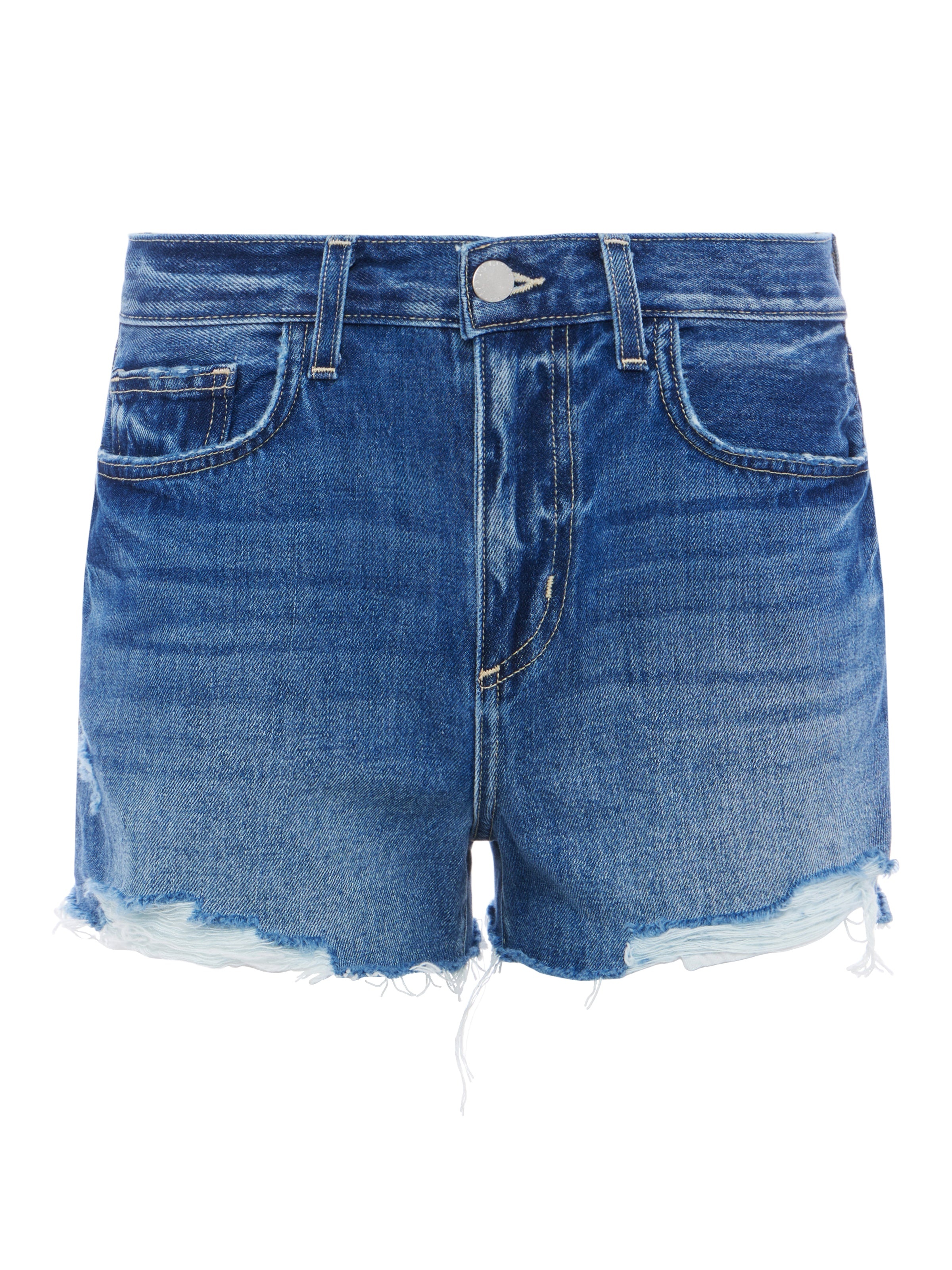 Clark Distressed Denim Short - 1