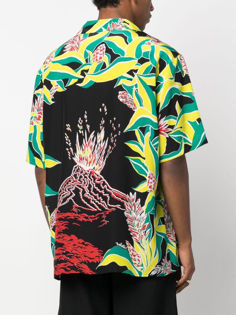 Volcano-print shirt - 3