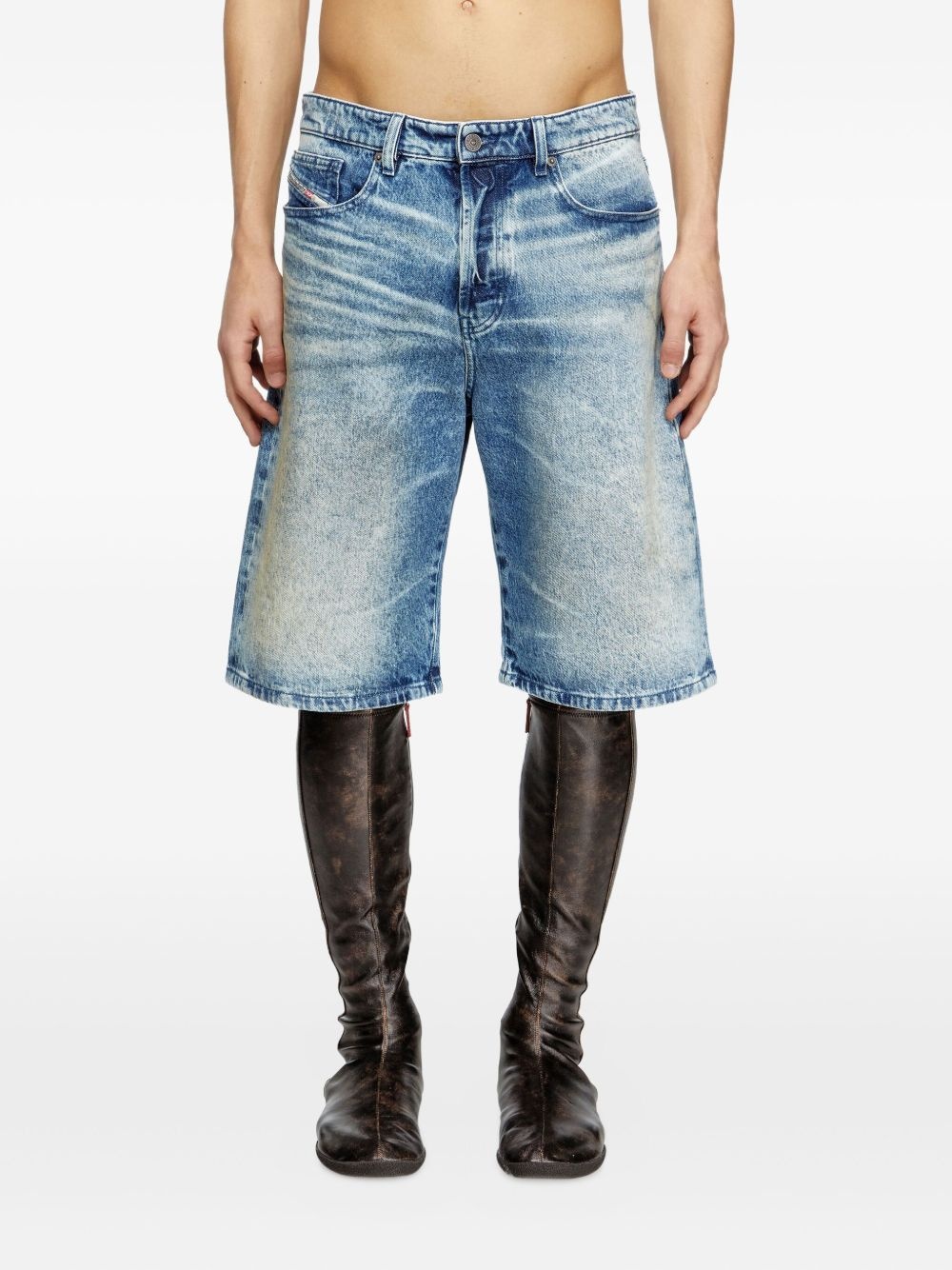 Remaster Capsule D-Rixford-S denim shorts - 3