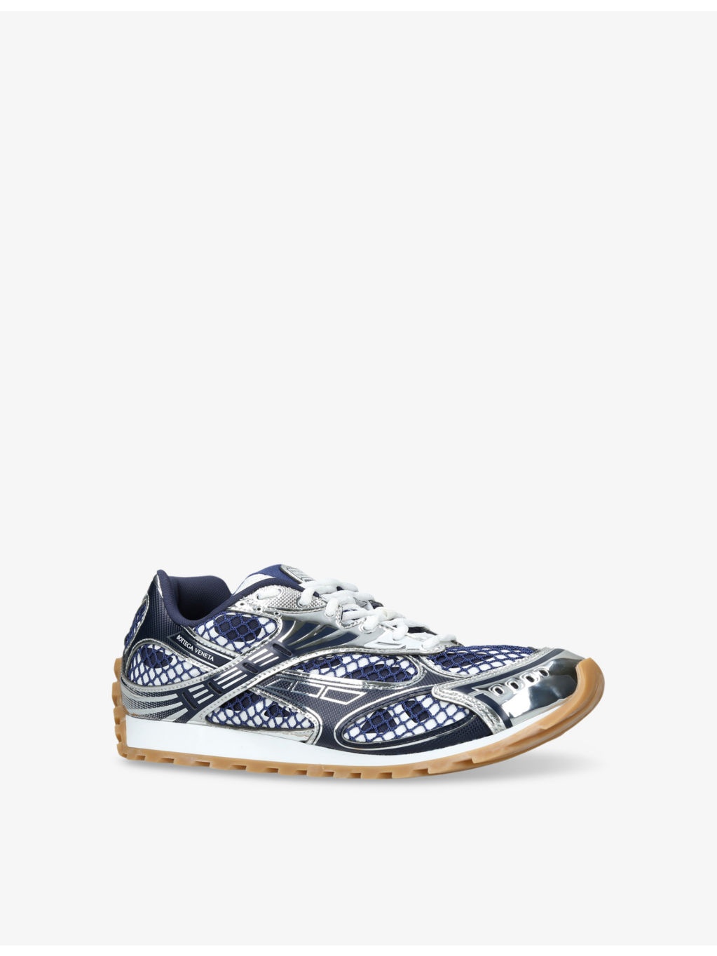 Orbit Mesh and Woven Low-Top Trainers - 3