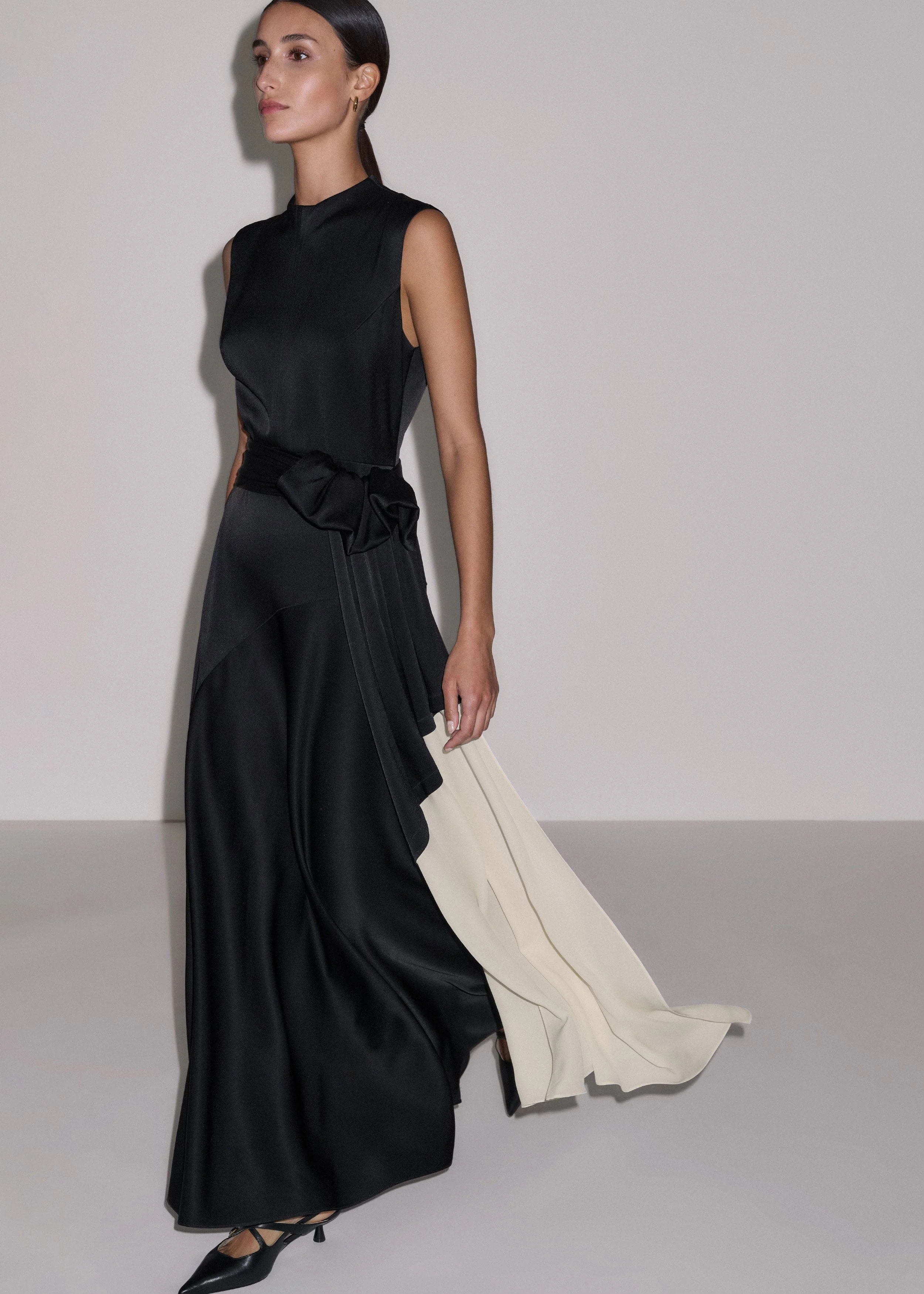 Bias Full-Length Dress - 1