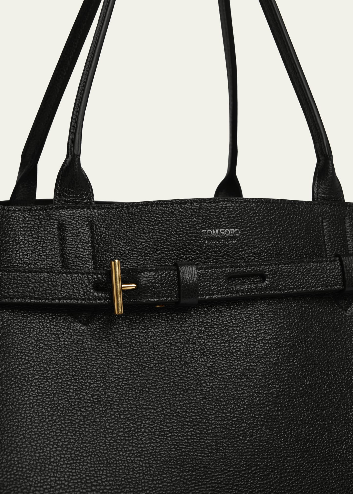 Medium Tote Bag in Grain Leather - 5