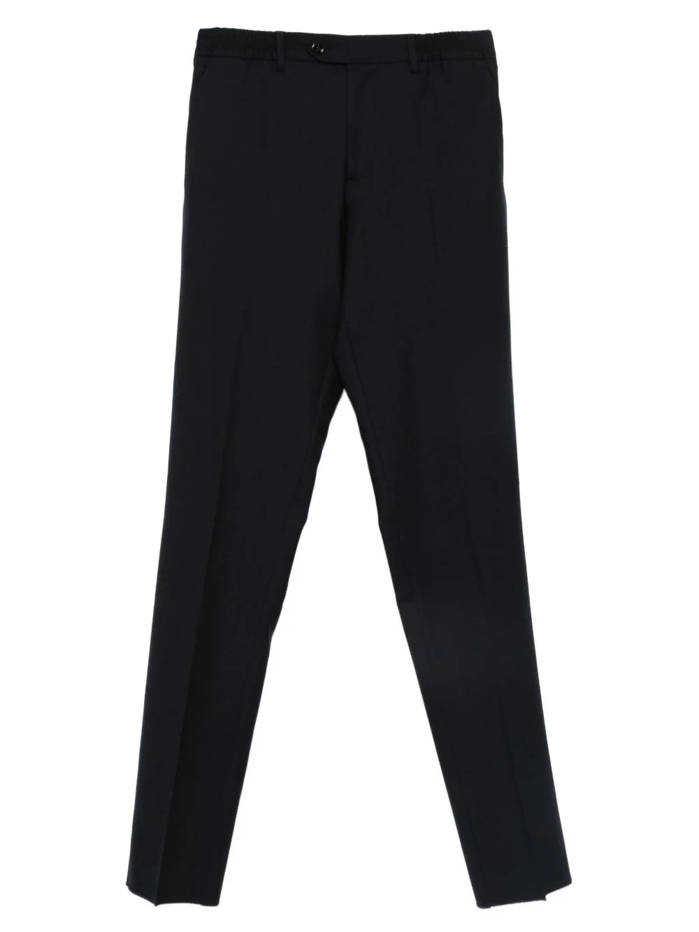 virgin wool blend straight-leg trousers - 1
