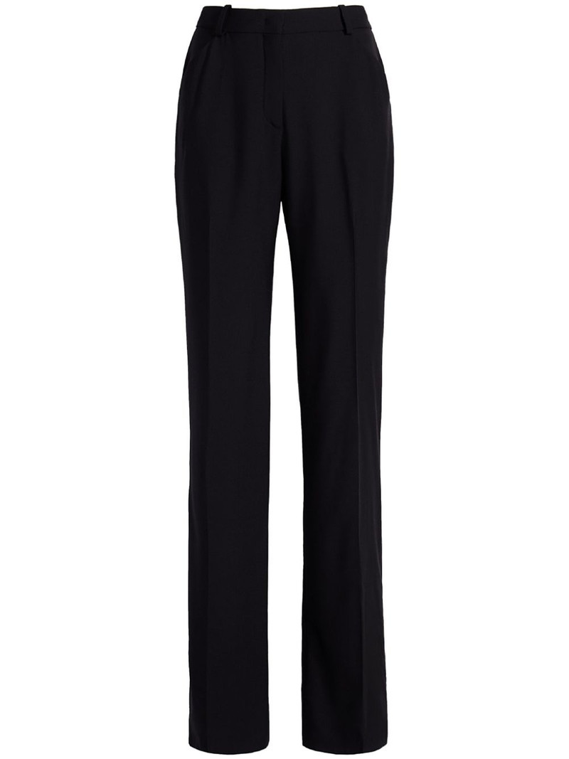 flared merino wool trousers 1