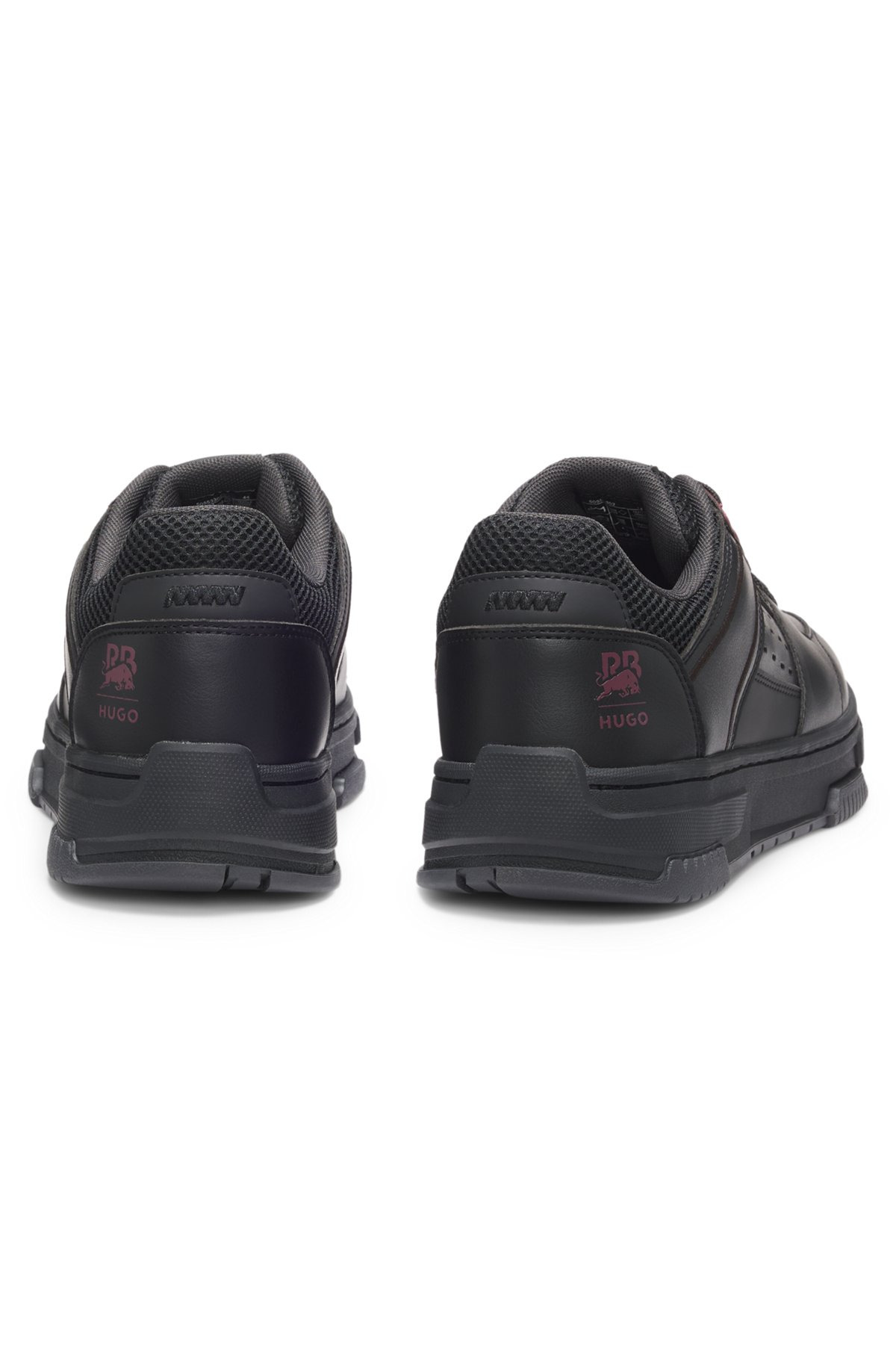 HUGO X RB TRAINERS WITH BULL-GRAPHIC LOGO AND PERFORATIONS - 5
