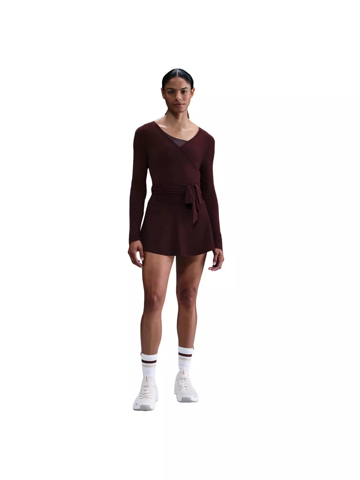 Women's One Relaxed Dri-FIT Top -Burgundy - 4