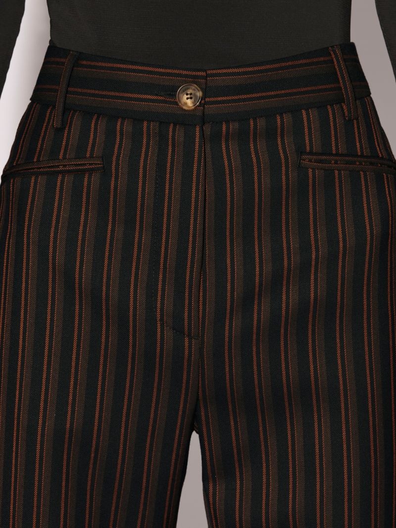 FITTED FLARE PANTS - 6