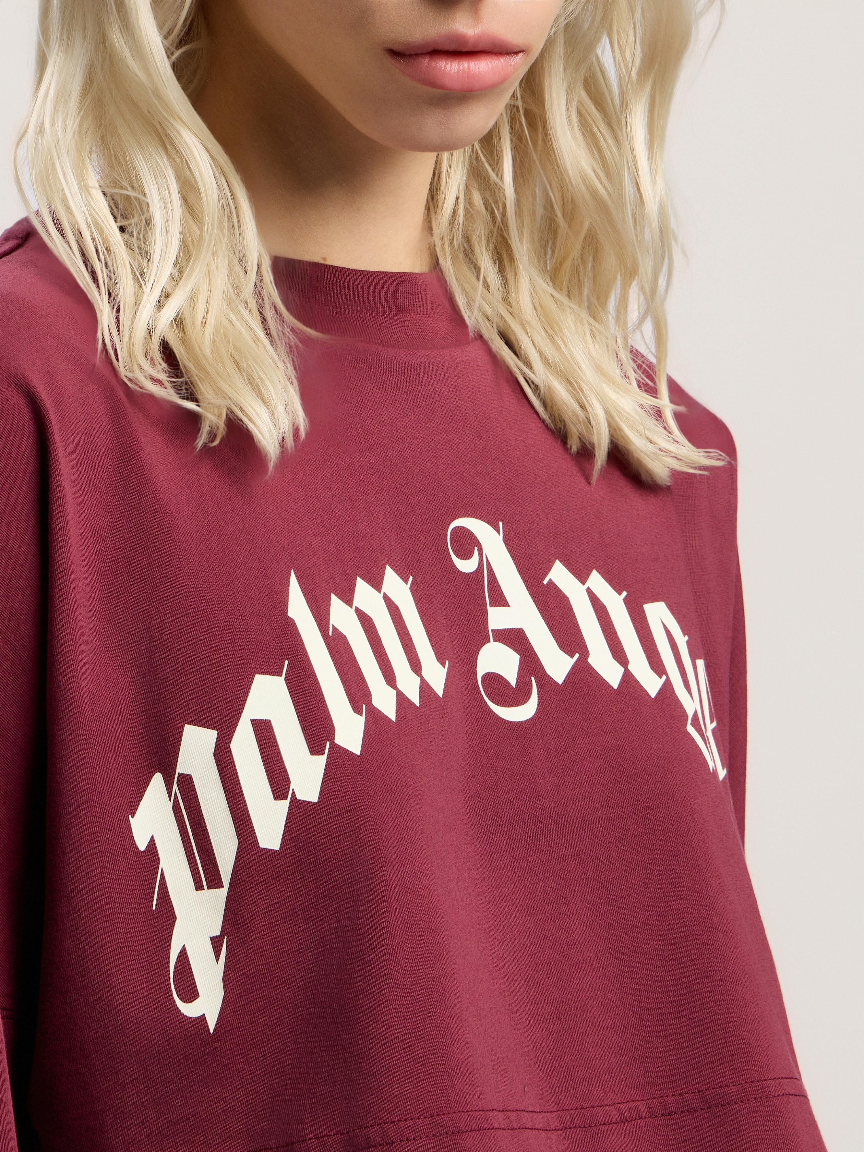 Curved Logo Crop Top - 5